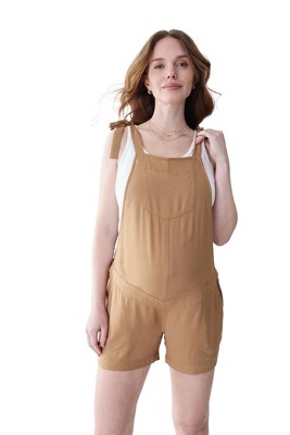 Ingrid & Isabel Maternity Woven Shortall Cappuccino Size S : Target