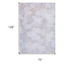 White Abstract Non Skid Area Rug - 3 of 4