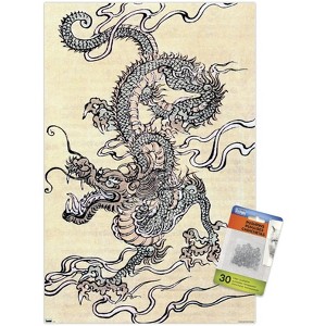 Trends International Japanese Dragon Unframed Wall Poster Prints - 1 of 4