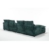123" Chenille U-Shaped Sectional Sofa with Console, USB & Cup Holders, 6-Seater - 2 of 4