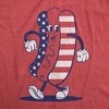 Mens Fourth Of July Hotdog T Shirt Funny Patriotic Cookout Grilling Tee For Guys - Crazy Dog Men's T Shirt - 2 of 4