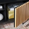Anahi 2 Door 2 Shelf Media Stand - MED1501 - Black/Natural - Safavieh - 2 of 4