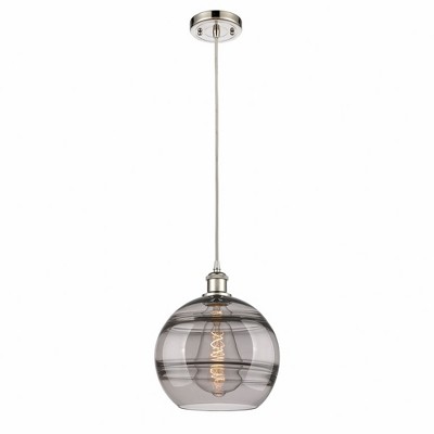 Rochester - 1 Light Cord Hung Mini Pendant In Industrial Style-11.63 Inches Tall and 10 Inches Wide