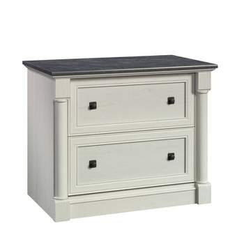 Modern Wood 1 File Drawer And 1 Small Drawer Lateral File Cabinet Gray -  Linon : Target