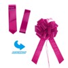 Unique Bargains Glossy Oil Plastic Paper Waterproof Gift Wrapping Big Car Pull Bow - 3 of 4