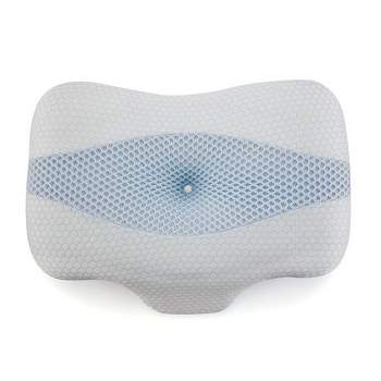 Supportive memory foam  ORTHO PILLOW  - Blue