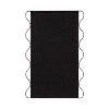 Kate & Laurel All Things Decor 24"X36" Wriggle Wavy Wall Mirror Metal Black - 4 of 4
