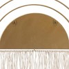 Sagebrook Home 24"L Gold Toned, Arched Mirrored Wall Decor, Modern Bohemian Style, Crafted with Iron and Mirror - 4 of 4