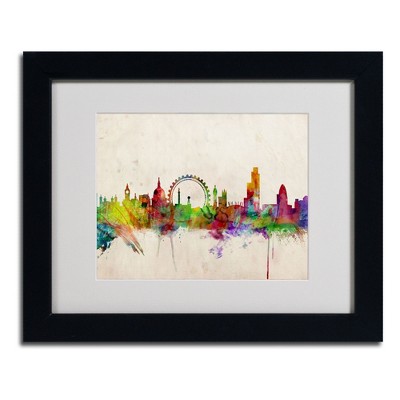 Trademark Fine Art -Michael Tompsett 'London Skyline' Matted Framed Art