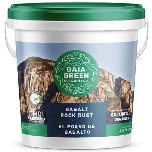 GAIA GREEN Organics Basalt Rock Dust Natural Minerals Trace Elements Soil Plant Food Supplement for Farm, Home Garden, and Landscape, 2 kg - 1 of 4
