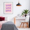 Stupell Industries Love Bubble Lettering Framed Print Under Glass Art - 3 of 4