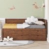 NicBex Twin/Full Size Wood Daybed with Shelves and 4 Drawers for Bedroom,Living Room,Apartment - 2 of 4