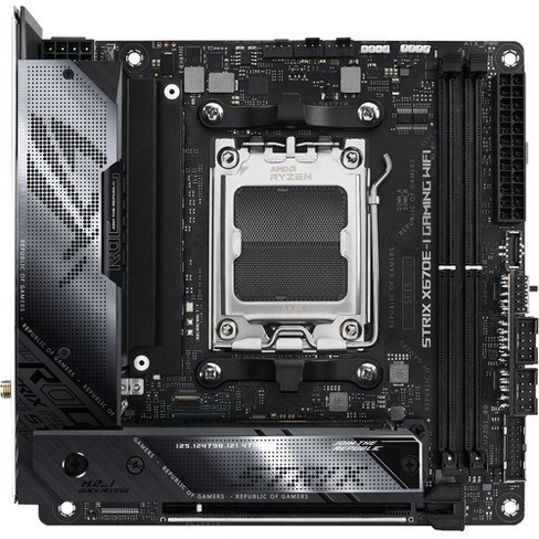 Asus ROG Strix X670E I GAMING WIFI Gaming Desktop Motherboard AMD X670 Chipset Socket AM5 Mini ITX