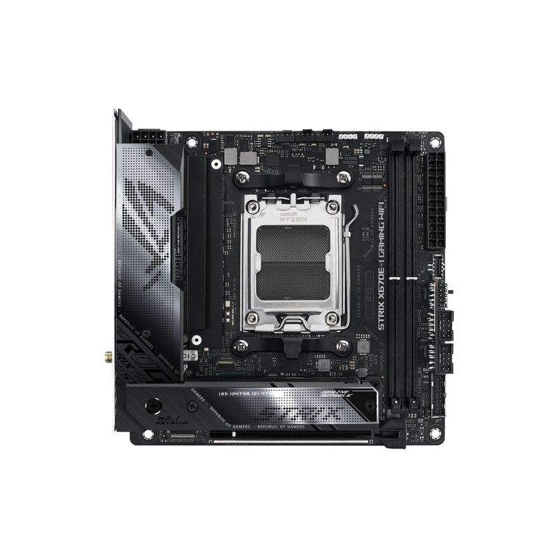 Asus ROG Strix X670E-I GAMING WIFI Gaming Desktop Motherboard - AMD X670 Chipset - Socket AM5 - Mini ITX, 1 of 7