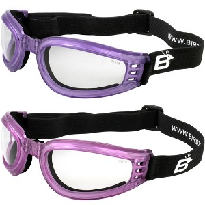 2 Pairs of Birdz Eyewear Cardinal Safety Goggles with Clear, Clear Lenses - 1 of 4