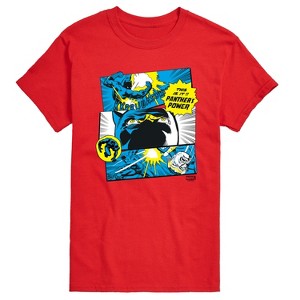 Men's - Marvel - Black Panther Comic Panels Short Sleeve Graphic T-Shirt - 1 of 4