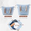 Cesicia Luggage Sets 4 Piece, Abs Durable Suitcase With Travel Bag, Carry On Luggage Suitcase Set With 360° Spinner Wheels - 3 of 4