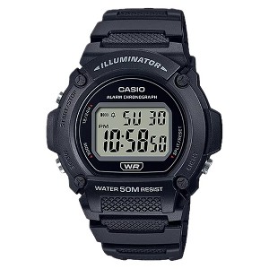 Casio Men's Classic Digital Watch with Black Dial - W-219H-1AVCF - 1 of 2
