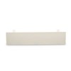 East West Furniture V-Style 15x72 in Dining Bench with Wirebrushed Linen White Leg and Linen White Top finish - 4 of 4