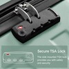 Sapphtopaz 3pcs Hardshell Luggage Sets ABS Suitcase Hardside Luggage Carry On Suitcase, Spinner Wheels, TSA Lock (20" 24" 28") - 2 of 4