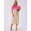 INSPIRE CHIC Women's Elegant Faux Fur Shawl Bow Tie Bridal Wedding Cover-Up Wrap Stole Shrug - 3 of 4