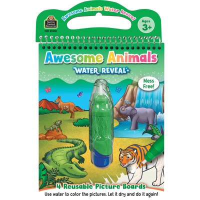 Teacher Created Resources Awesome Animals Water Reveal, Case of 6