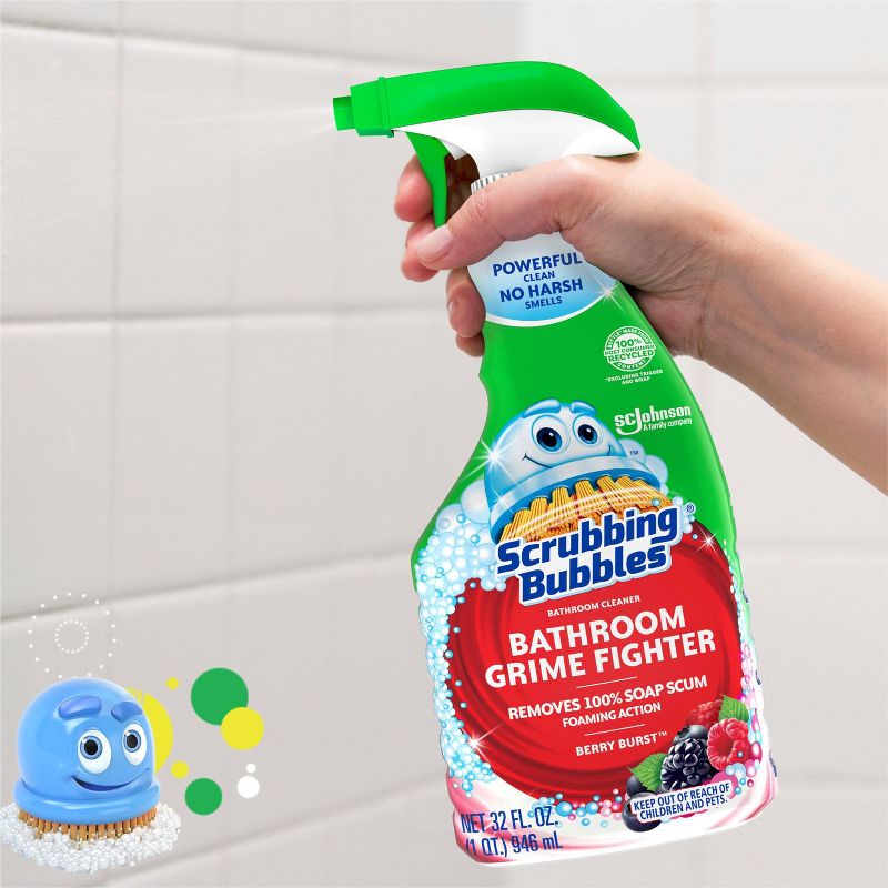Scrubbing Bubbles Berry Burst Bathroom Grime Fighter - 32 fl oz, 2 of 11