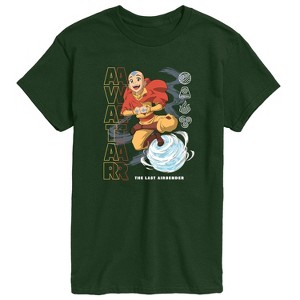 Men's - Avatar: The Last Airbender - Aang Air Bending Short Sleeve Graphic T-Shirt - 1 of 4