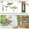6 FT(72 in) Tall Palm Tree Fake Plant Golden Cane Palm Trees Large Artificial Plants Faux Plants Set of 2 - 3 of 4