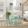 Whisen Kids Table and Chair Set, Height Adjustable 5 Piece Toddler Table and Chair Set with Storage Box, Gift for Kids - 2 of 4