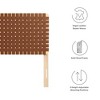 Modway Sparta Weave Twin Vegan Leather Headboard – Tufted Faux Leather Upholstery with Vertical Panel Stitching - 2 of 4