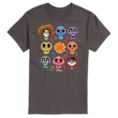 Men's - Coco - Musical Skulls Short Sleeve Graphic T-Shirt