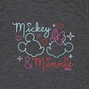 Boys' - Disney - Mickey & Minnie Together in Neon Short Sleeve Graphic T-Shirt - 2 of 4