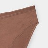 Curvy Couture Women's Plus Size Silky Smooth High Cut Brief Panty - 3 of 4