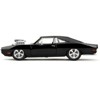 Dodge Charger R/T Black with Dom Diecast Figure "Fast & Furious" (2009) Movie "Hollywood Rides" Series 1/24 Diecast Model Car by Jada - 4 of 4