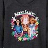 Women's - Barbie - Easter Lightweight French Terry Wide Neck Long Sleeve Graphic Shirt - 2 of 4