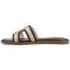 Journee Women's Primah Medium and Wide Width Flat Sandals - 2 of 4