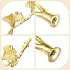 Unique Bargains 3-Tier Cupcake Stand Handles with Screws Blossom Gold 1 Set - 3 of 4