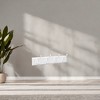 Hook Rack, Wall-Mounted Coat Rack, 4 Dual Metal Hooks, for Keys, Bags, Coats, in the Bedroom, Entryway, Living Room, White - 2 of 3
