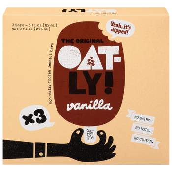 Oatly! Vanilla Non-Dairy Frozen Dessert Bar - 9oz/3ct