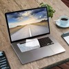 Insten 2 Pack Keyboard Cover Protector Compatible with 2020 Macbook Pro 13", Ultra Thin Silicone Skin, Tactile Feeling, Anti-Dust, Clear & Black - 2 of 4