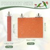 Unique Bargains Bird Perch Stand Wooden Parrot Perch Stand Toy Paw Grinding Stick Bird Cage Accessories 4 Pcs - 2 of 4