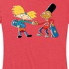Women's - Hey Arnold! - Arnold and Gerald Skateboard Short Sleeve Graphic T-Shirt - 2 of 4