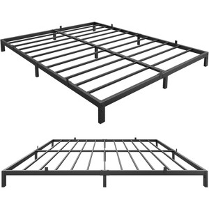 14 Inch Twin Bed Frame Metal Platform, Twin Bed Frame with Ample Storage, No Box Spring Needed and Steel Slat Support, Easy Assembly, Black - 1 of 4