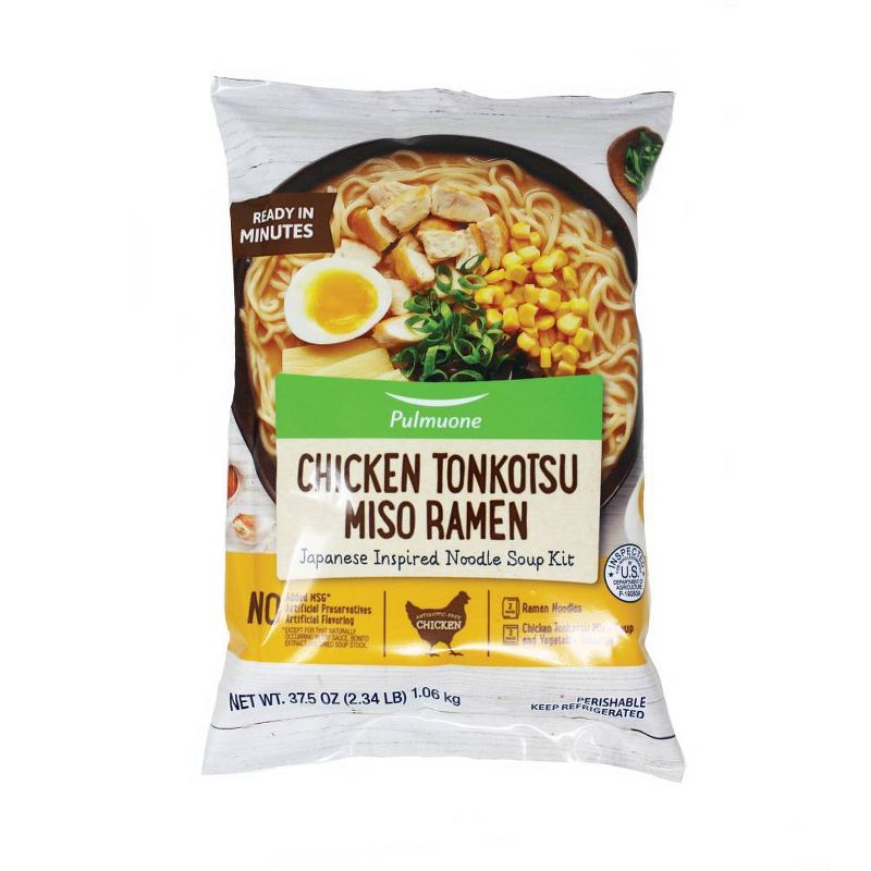 Pulmuone Chicken Tonkotsu Miso Ramen Meal Kit - 37.5oz, 1 of 5