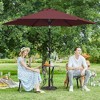 Yaheetech 9FT Patio Umbrella Market Umbrella with Button Tilt and Crank - 2 of 4