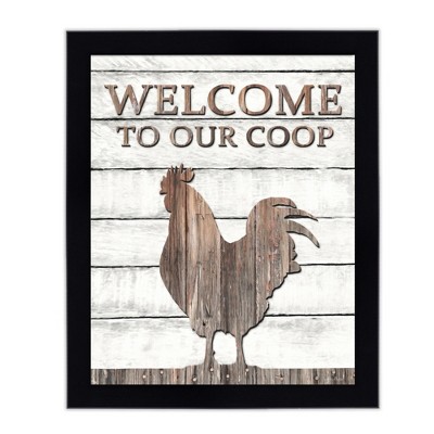 Courtside Market Welcome 9x11 Framed Artboard