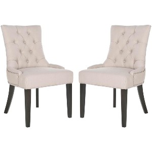 Harlow Tufted Ring Chair (Set of 2)  - Safavieh - 1 of 4