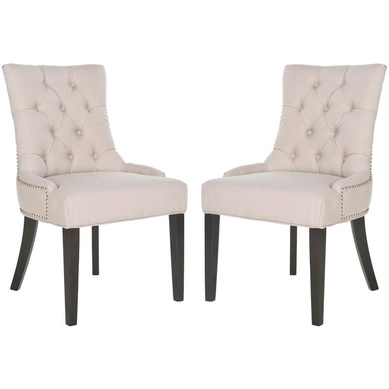 Harlow Tufted Ring Chair (Set of 2)  - Safavieh, 1 of 8