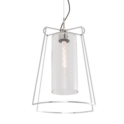 Norwell Lighting Cere 1 - Light Pendant in  Polished Nickel